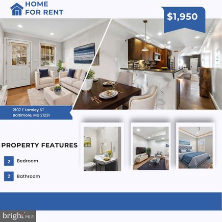 2107 E Lamley Street BALTIMORE, MD Townhouse Active - Photo 1 of 28. Opens carousel modal