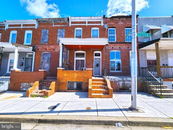 1508 Cliftview Avenue BALTIMORE, MD Townhouse Sold - Photo 1 of 18. Opens carousel modal