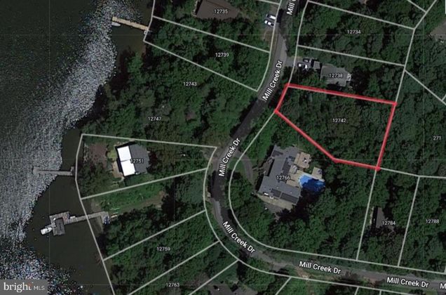 12742 Mill Creek Drive LUSBY, MD Plot of land Active - Photo 1 of 1. Opens carousel modal