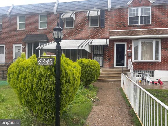 4345 Potter Street PHILADELPHIA, PA Townhouse Sold - Photo 1 of 20. Opens carousel modal