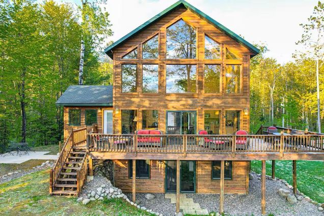 9341 N Secluded Trail Hayward, WI House Active - Photo 1 of 46. Opens carousel modal