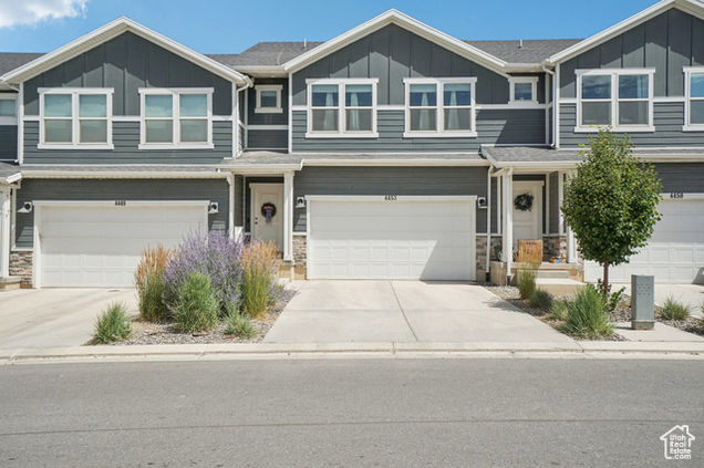 4453 E Hurstbourne Dr Eagle Mountain, UT Townhouse Active - Photo 1 of 34. Opens carousel modal