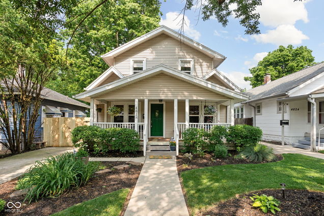 4818 Winthrop Avenue Indianapolis, IN House Sold - Photo 1 of 37. Opens carousel modal