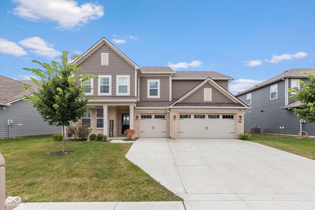 2442 S Copperstone Drive New Palestine, IN House Active - Photo 1 of 37. Opens carousel modal
