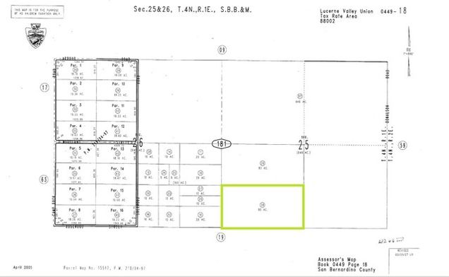 44918128 Dallas Avenue Lucerne Valley, CA Land Pending - Photo 1 of 6. Opens carousel modal