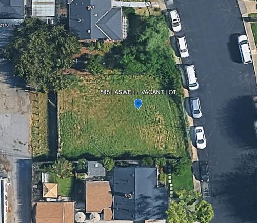 509 Laswell San Jose, CA Plot of land Active - Photo 1 of 1. Opens carousel modal