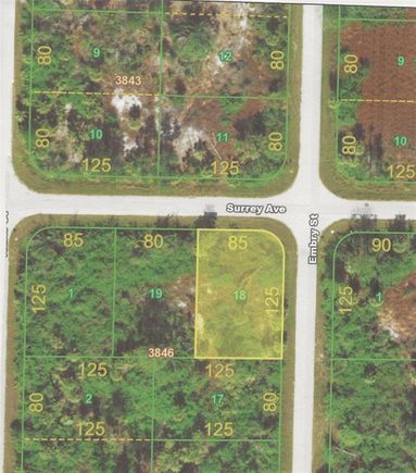 12131 Surrey Avenue PORT CHARLOTTE, FL Plot of land Active - Photo 1 of 1. Opens carousel modal