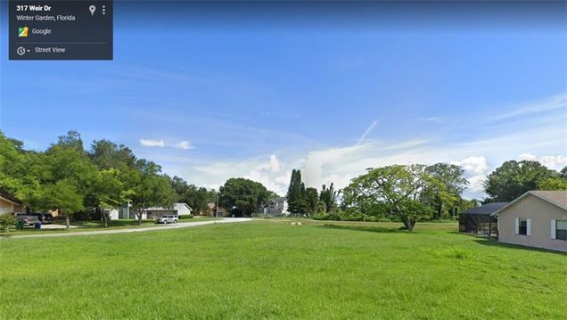317 Weir Drive WINTER GARDEN, FL Plot of land Sold - Photo 1 of 1. Opens carousel modal