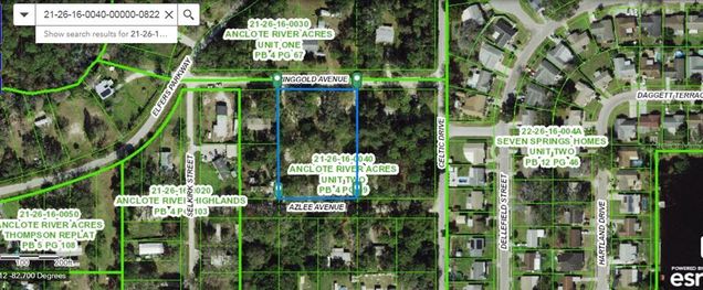 6927 Azlee Avenue NEW PORT RICHEY, FL Plot of land Active - Photo 1 of 7. Opens carousel modal