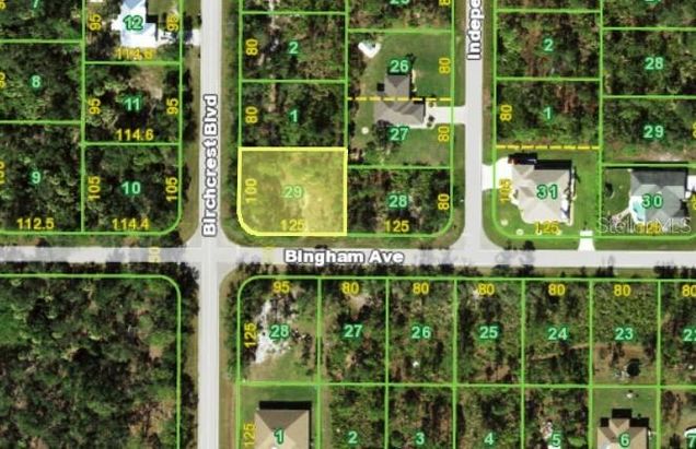 166 Birchcrest Boulevard PORT CHARLOTTE, FL Plot of land Active - Photo 1 of 1. Opens carousel modal