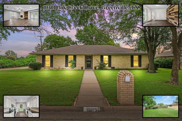 10301 Oak Creek Drive Greenville, TX House Active - Photo 1 of 40. Opens carousel modal