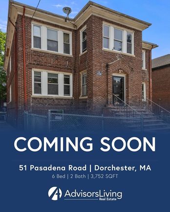 51 Pasadena Rd Boston, MA Multifamily Active - Photo 1 of 1. Opens carousel modal