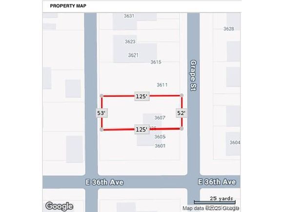 3607 Grape St Denver, CO Land Active - Photo 1 of 1. Opens carousel modal