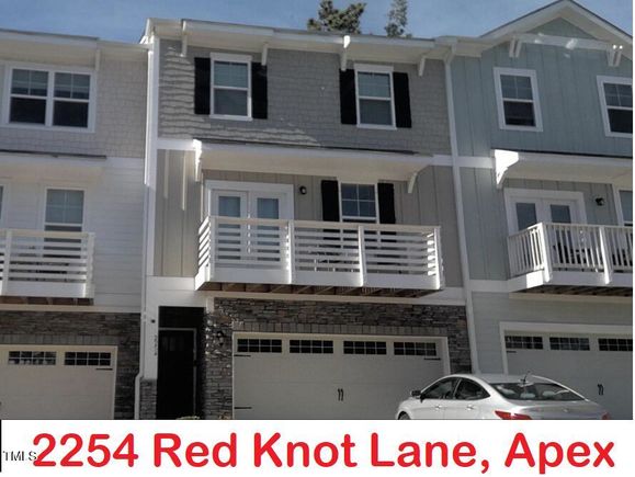 2254 Red Knot Lane Apex, NC Townhouse Active - Photo 1 of 25. Opens carousel modal