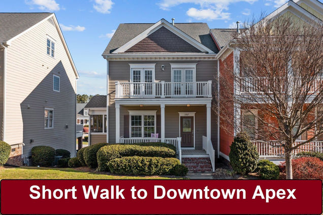 1307 Center Street Apex, NC Townhouse Sold - Photo 1 of 49. Opens carousel modal