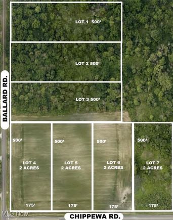 Lot #2 Ballash Road Chippewa Lake, OH Plot of land Active - Photo 1 of 4. Opens carousel modal