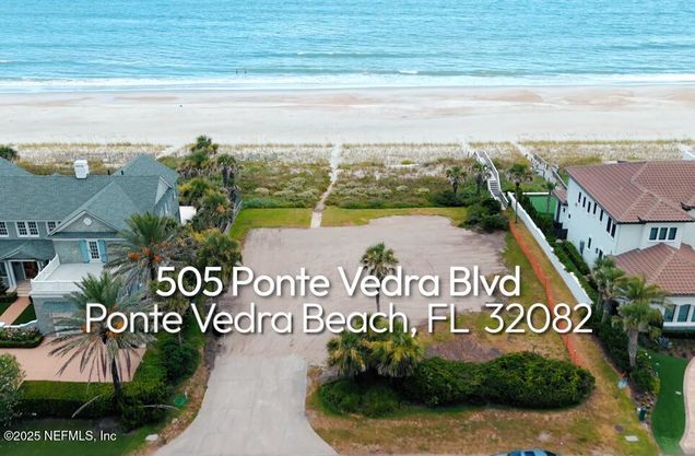 505 Ponte Vedra Boulevard Ponte Vedra Beach, FL Plot of land Active - Photo 1 of 24. Opens carousel modal