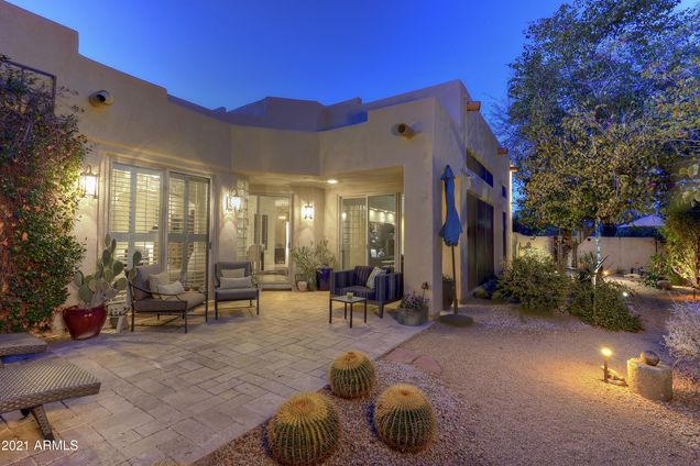 8383 E Las Estancias Street Scottsdale, AZ House Sold - Photo 1 of 19. Opens carousel modal