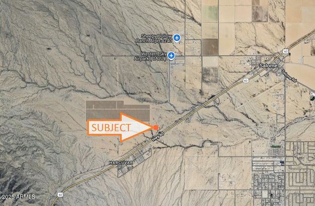 65247 Highway 60 Salome, AZ Plot of land Active - Photo 1 of 15. Opens carousel modal