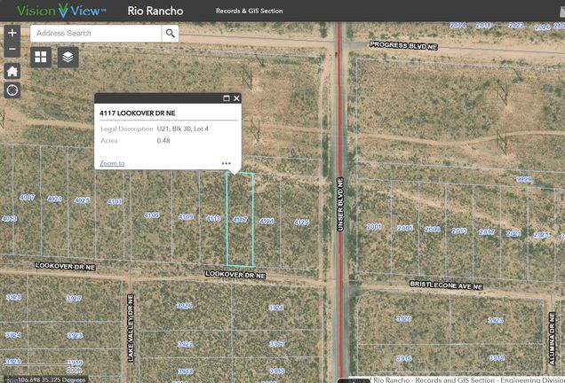 4012 Villanelle Road NE Rio Rancho, NM Plot of land Active - Photo 1 of 2. Opens carousel modal