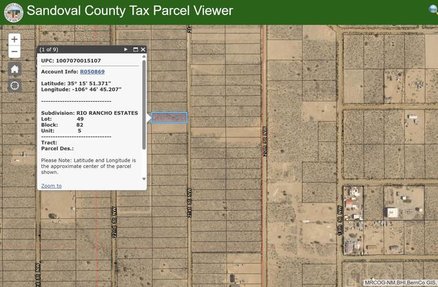 21st Street NW Rio Rancho, NM Plot of land Active - Photo 1 of 1. Opens carousel modal