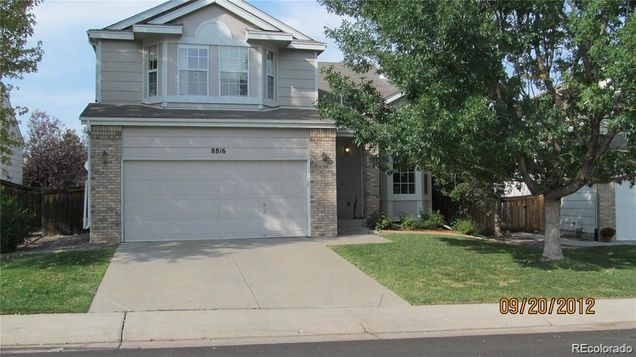 8816 Miners Place Highlands Ranch, CO House Active - Photo 1 of 13. Opens carousel modal