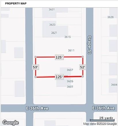 3607 Grape Street Denver, CO Land Active - Photo 1 of 1. Opens carousel modal