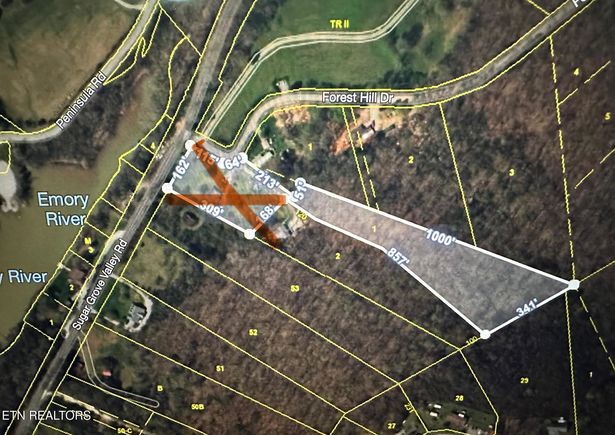 1210 Forest Hill Drive Harriman, TN Plot of land Active - Photo 1 of 12. Opens carousel modal
