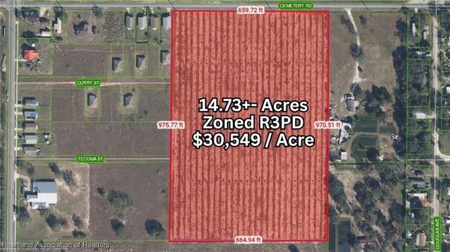 3621 Cemetery Road Sebring, FL Plot of land Active - Photo 1 of 4. Opens carousel modal