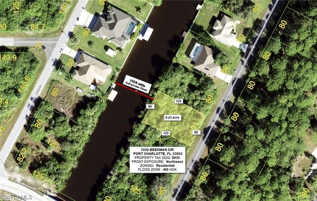 1030 Beekman Circle Port Charlotte, FL Plot of land Active - Photo 1 of 3. Opens carousel modal