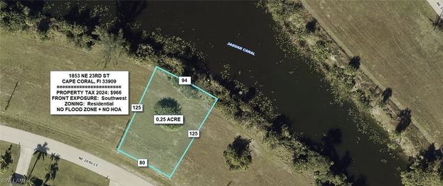 1853 NE 23rd Street Cape Coral, FL Plot of land Active - Photo 1 of 2. Opens carousel modal