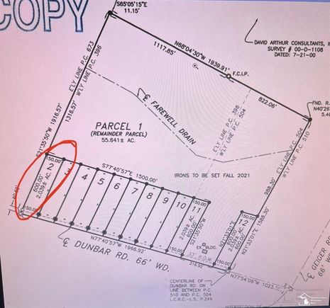 V/L W Dunbar Road Lot 3 Ida, MI Plot of land Sold - Photo 1 of 1. Opens carousel modal