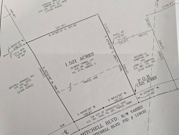 0 Mitchell Boulevard Springfield, OH Plot of land Active - Photo 1 of 1. Opens carousel modal