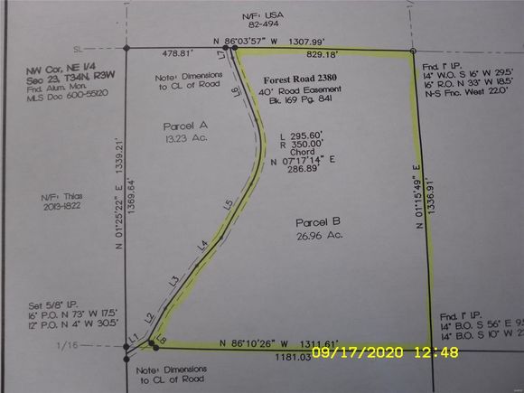 2380 Forest Service N Salem, MO Plot of land Sold - Photo 1 of 1. Opens carousel modal