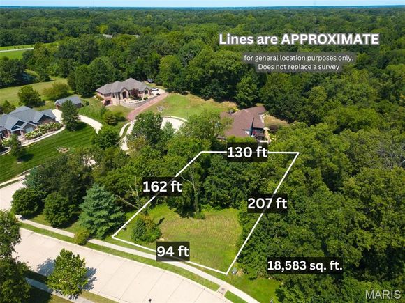 7447 Creek Ridge Lane Edwardsville, IL Plot of land Active - Photo 1 of 11. Opens carousel modal