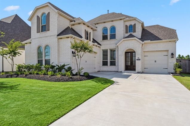 21514 Sunny Riverbank Circle Cypress, TX House Active - Photo 1 of 46. Opens carousel modal