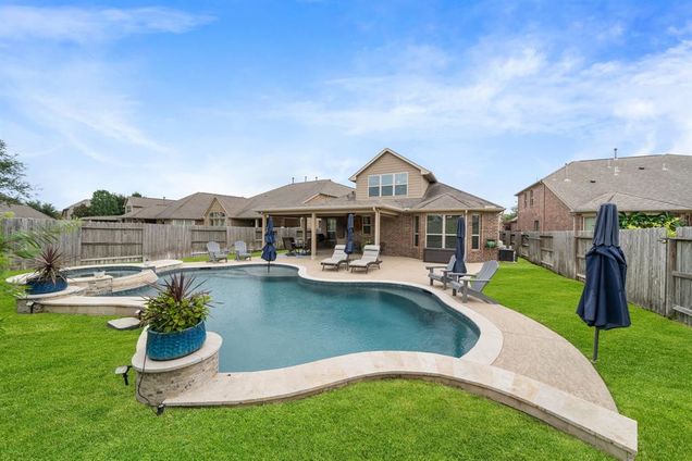 18722 Big Elm Drive Cypress, TX House Active - Photo 1 of 41. Opens carousel modal