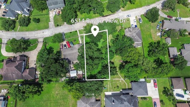 6514 Bayou View Drive Houston, TX Plot of land Active - Photo 1 of 7. Opens carousel modal
