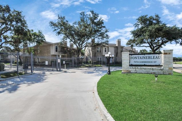 7575 Cambridge Street Unit 104 Houston, TX Townhouse Sold - Photo 1 of 1. Opens carousel modal