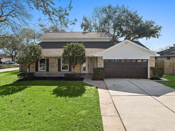 421 Cottonwood Drive Friendswood, TX House Sold - Photo 1 of 1. Opens carousel modal