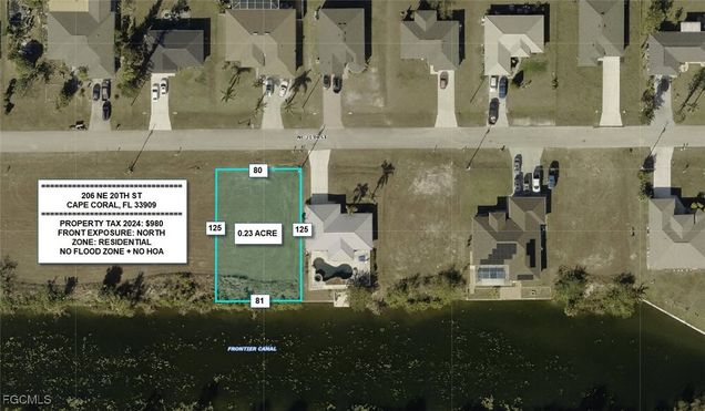 206 NE 20th Street Cape Coral, FL Plot of land Active - Photo 1 of 2. Opens carousel modal
