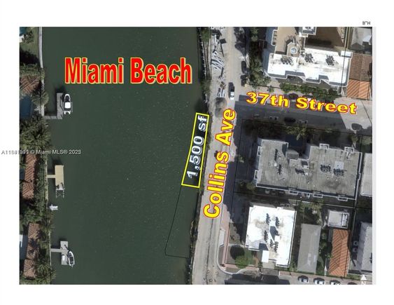 37 Street Collins Avenue Miami Beach, FL Land Active - Photo 1 of 1. Opens carousel modal