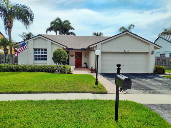 1357 SW 151st Ter Sunrise, FL House Active - Photo 1 of 39. Opens carousel modal