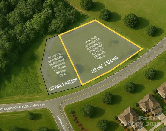 646 Weddington Road Weddington, NC Plot of land Active - Photo 1 of 1. Opens carousel modal