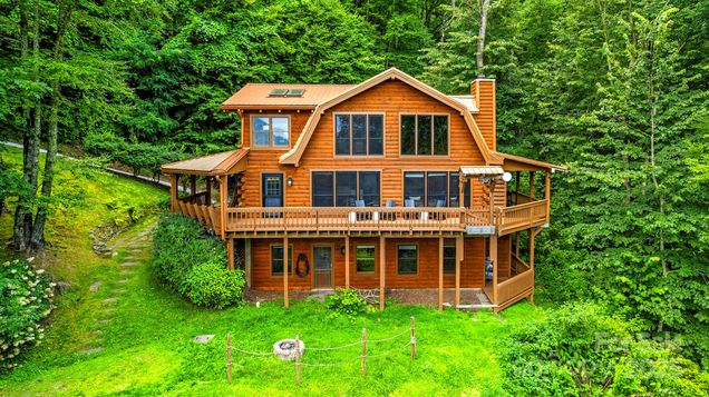 1933 N Laurel Ridge Road N Maggie Valley, NC House Active - Photo 1 of 45. Opens carousel modal
