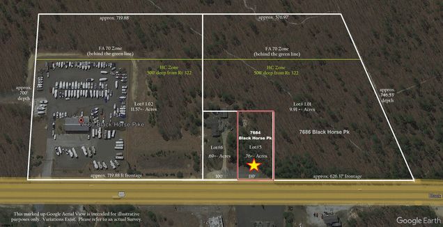 7684 Black Horse Hamilton Township, NJ Plot of land Active - Photo 1 of 2. Opens carousel modal
