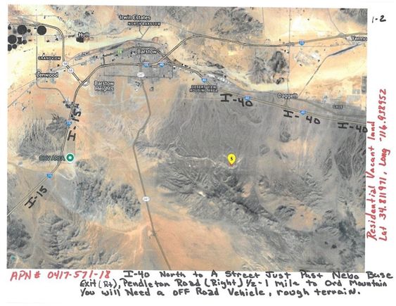 18 Powerline Road Barstow, CA Land Active - Photo 1 of 2. Opens carousel modal