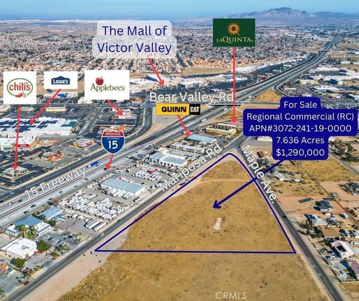 0 Mariposa Hesperia, CA Land Active - Photo 1 of 4. Opens carousel modal