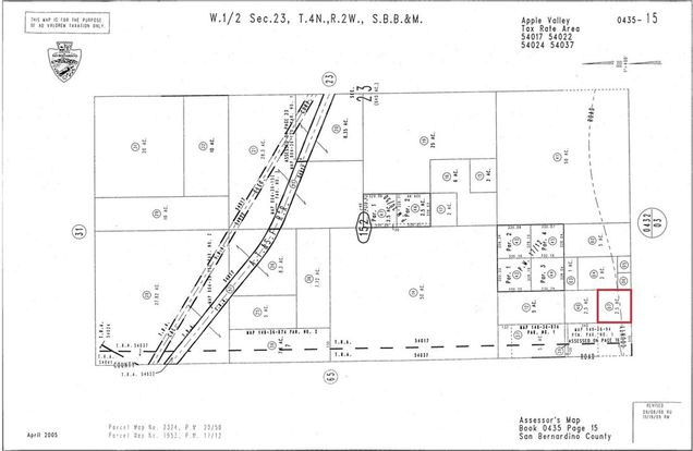 0 Santa Rosa Road Apple Valley, CA Plot of land Active - Photo 1 of 1. Opens carousel modal